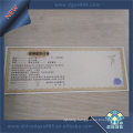 Custom Hot Stamping Hologram Security Document Paper Printing